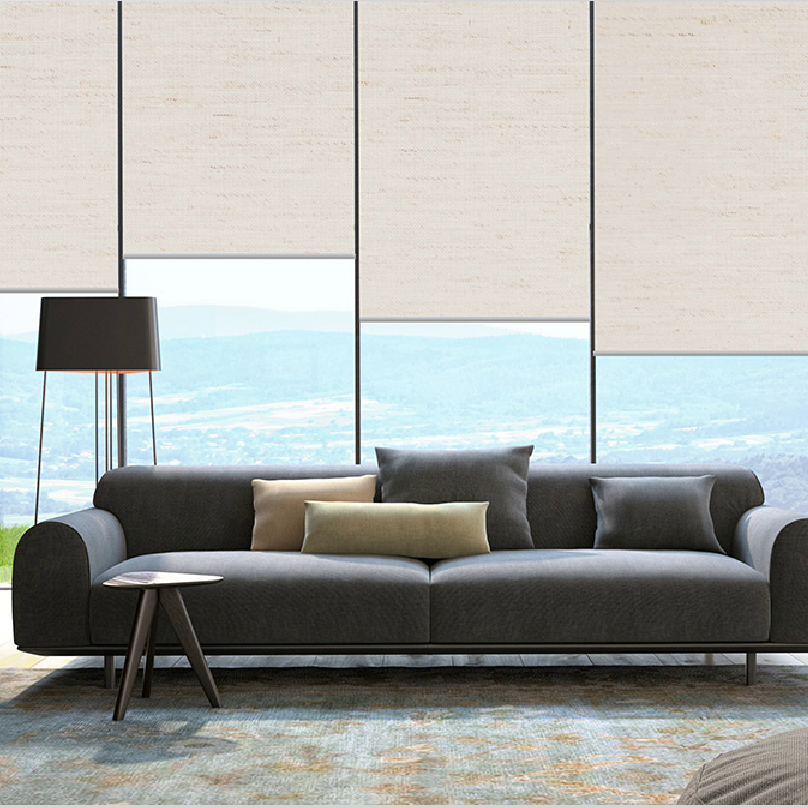What are the fabrics of electric roller blinds?