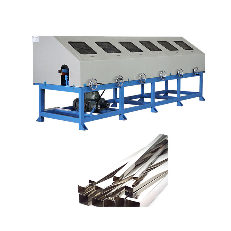 How is a fully automatic square tube polishing machine used?