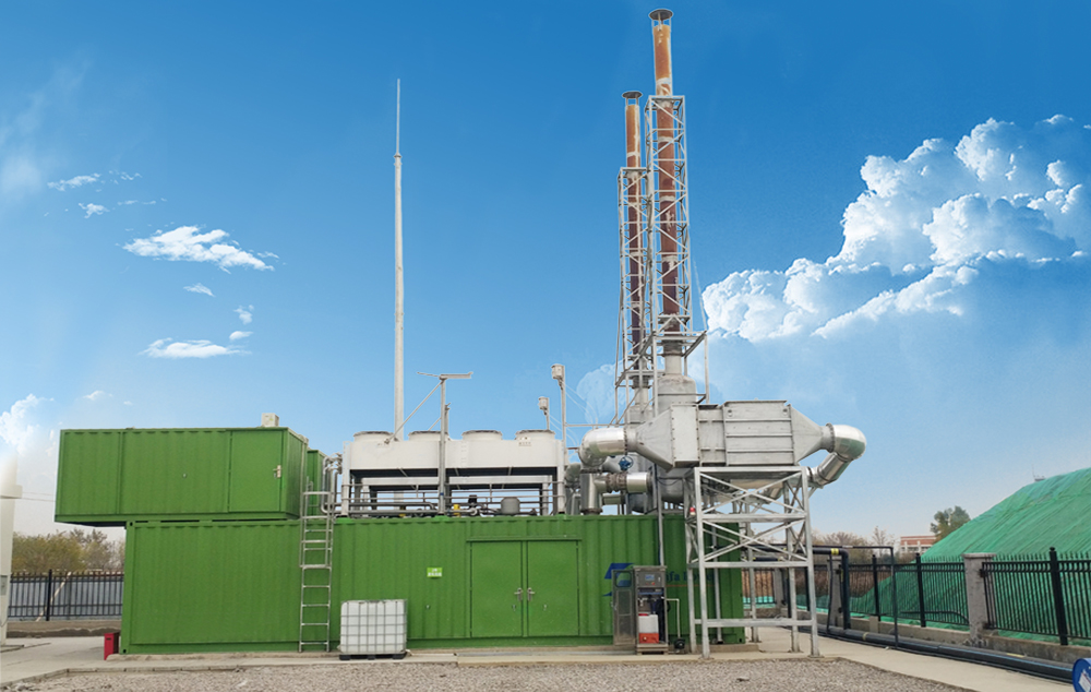 Biogas/Biomass Engine Exhaust DOC+SCR treatment