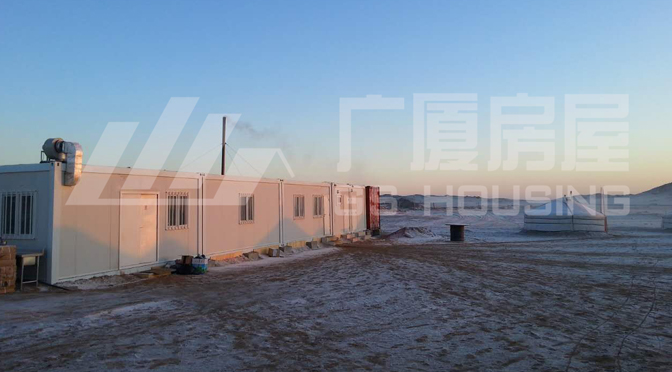 मंगोलियाई में कंटेनर हाउस-डाइनिंग रूम प्रोजेक्ट