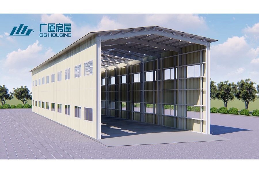 Energy Saving and Environmental Protection Large Span Steel Structure  Aircraft Hangar - China Steel Structure, Steel Structure Warehouse