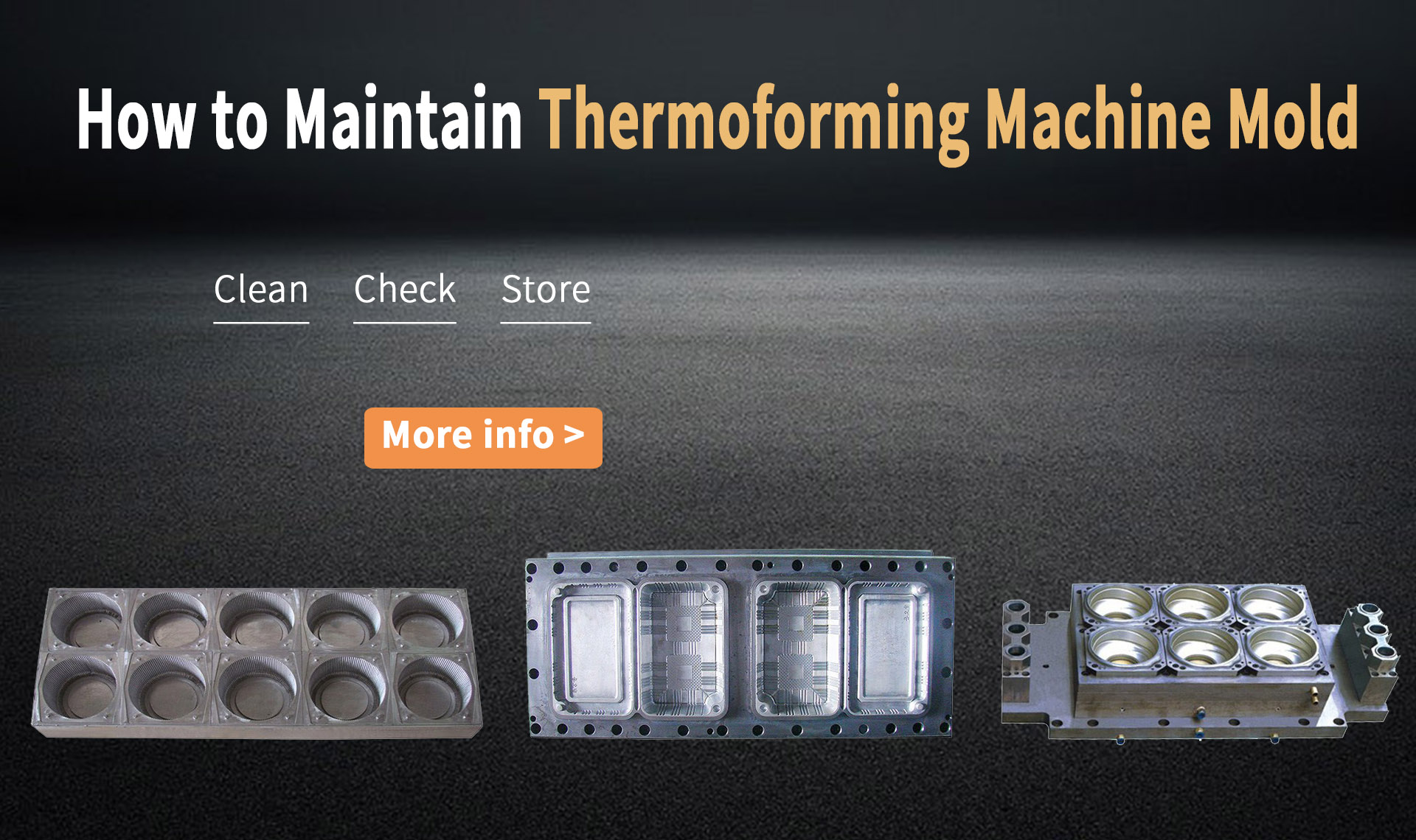 Sådan vedligeholdes PLA termoformningsmaskineform