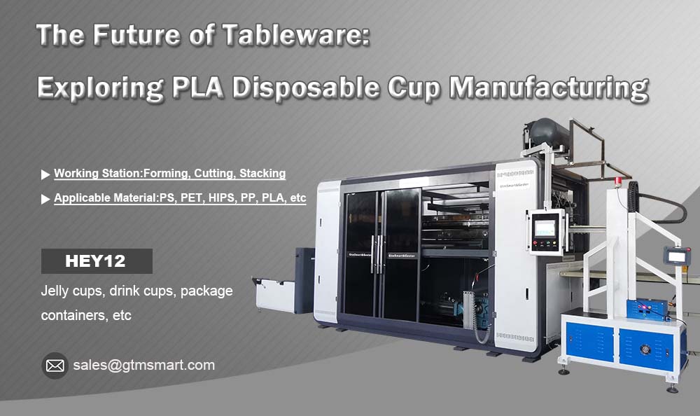 L'avenir de la vaisselle : exploration de la fabrication de gobelets jetables en PLA