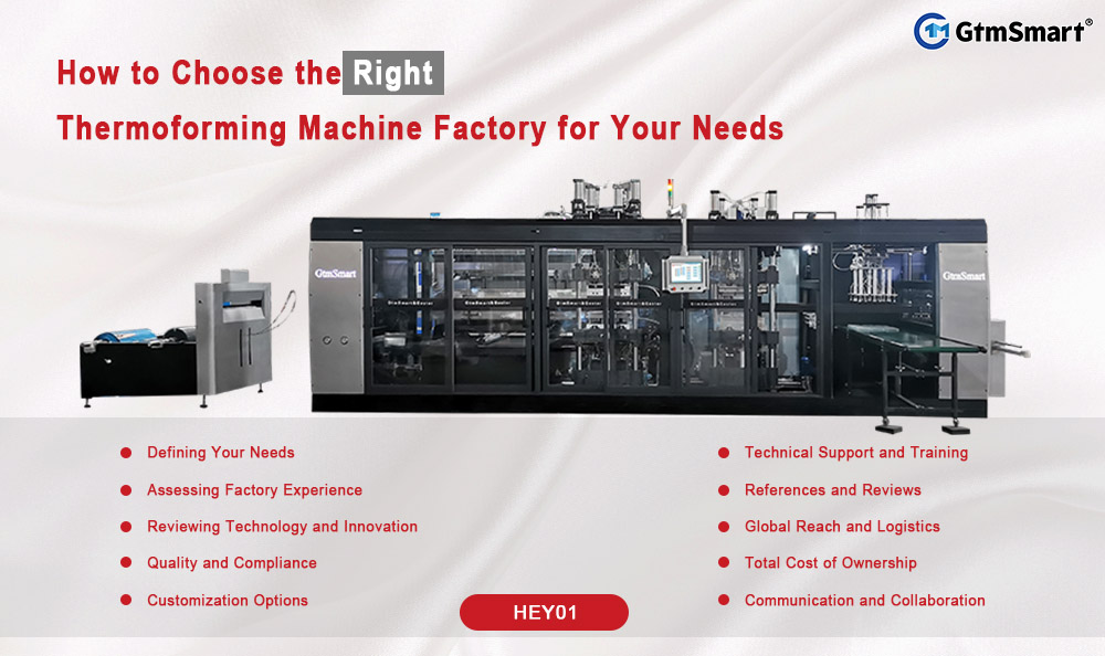 İhtiyaçlarınıza Göre Doğru Termoform Makinesi Fabrikasını Nasıl Seçersiniz?