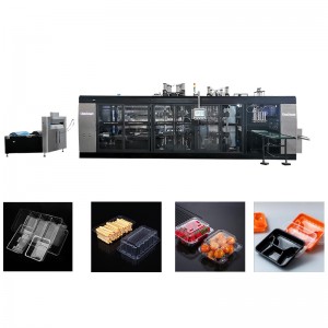 High Speed Automatic Pressure PET Thermoforming Machine