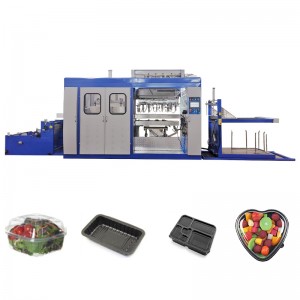 Full Automatic Plastic Thermoforming Blister Vacuum Forming Machine Manufacturer with CE and ISO Certification