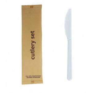 PLA Biodegradable Knives Eco Friendly Lafoa'i Cutlery