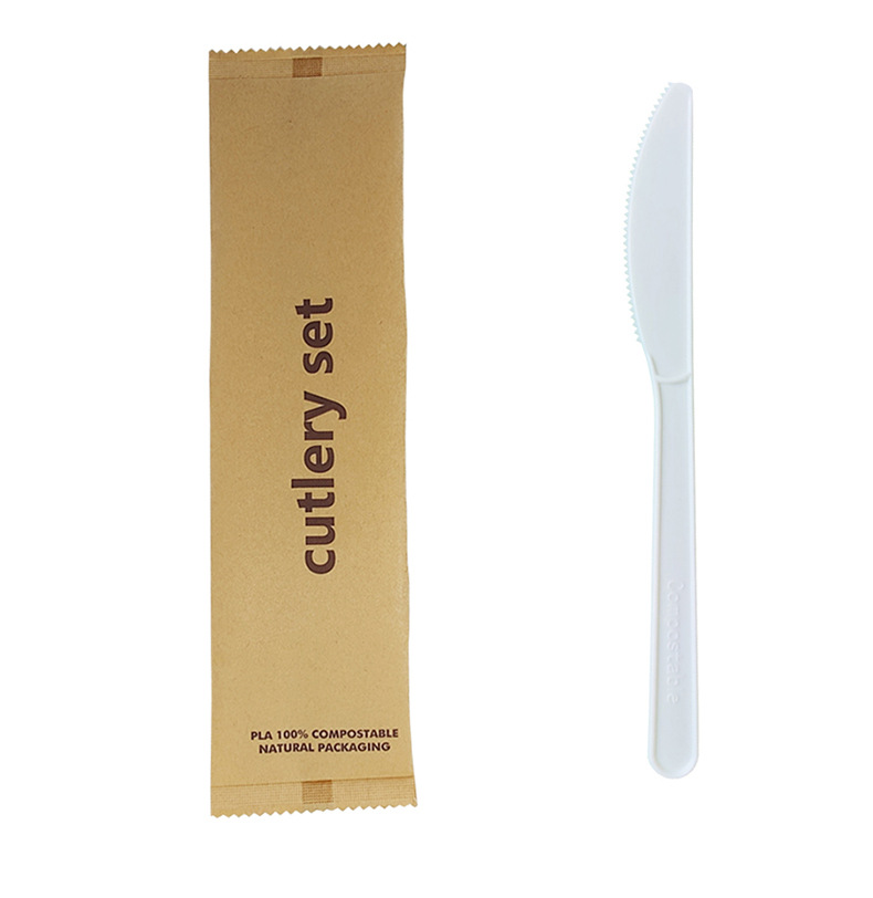 PLA Biodegradable Knives Eco Friendly Disposable Cutlery