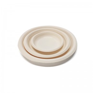 Eco Friendly PLA Biodegradable Disposable Round Plates