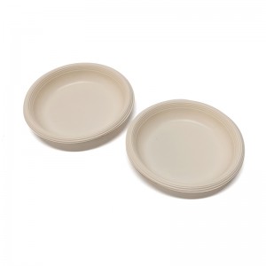 Eco Friendly PLA Biodegradable Disposable Round Plate