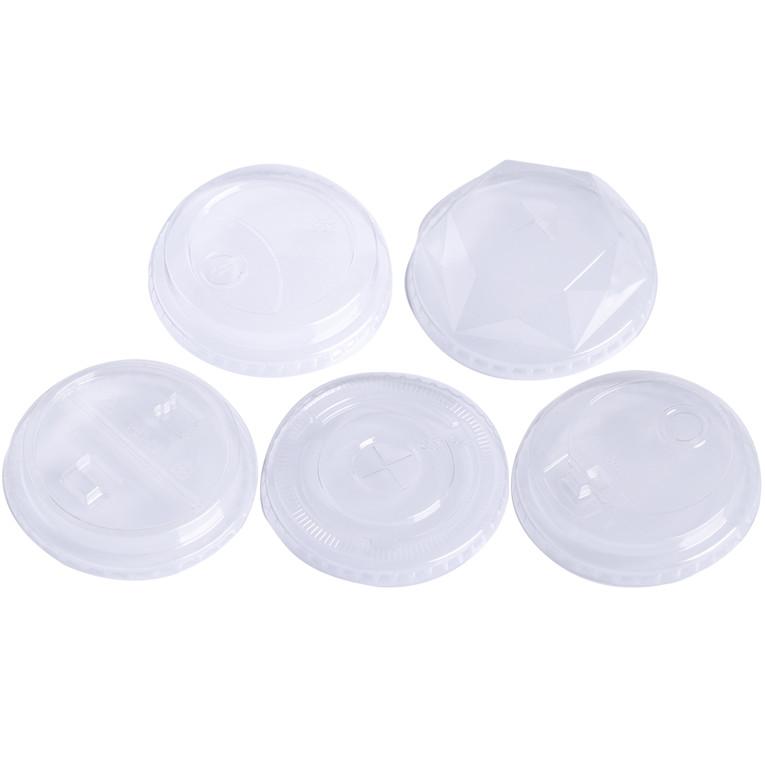Various types of lids