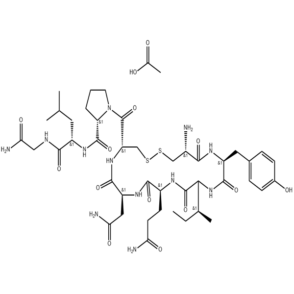 Chemical formula for Oxytocinacetate