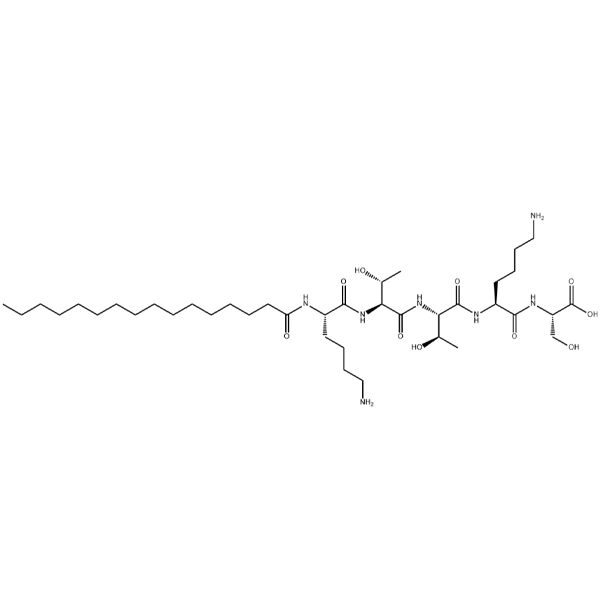 Palmitoyl Pentapeptide-4 Chemical structure formula
