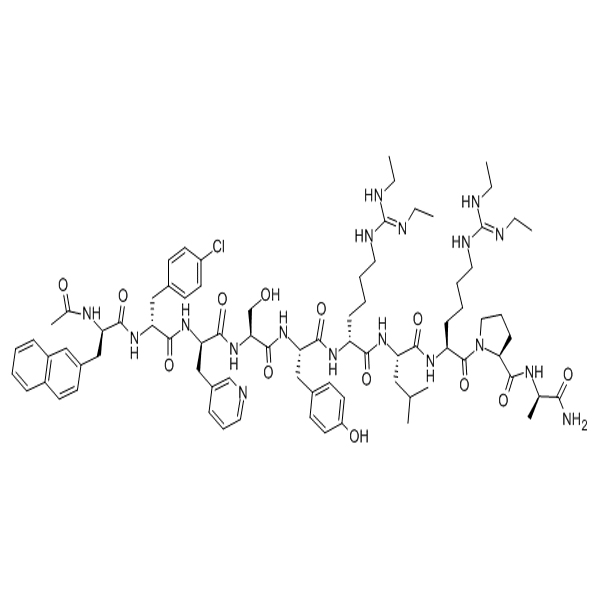 Chemical formula of Ganirelixacetate