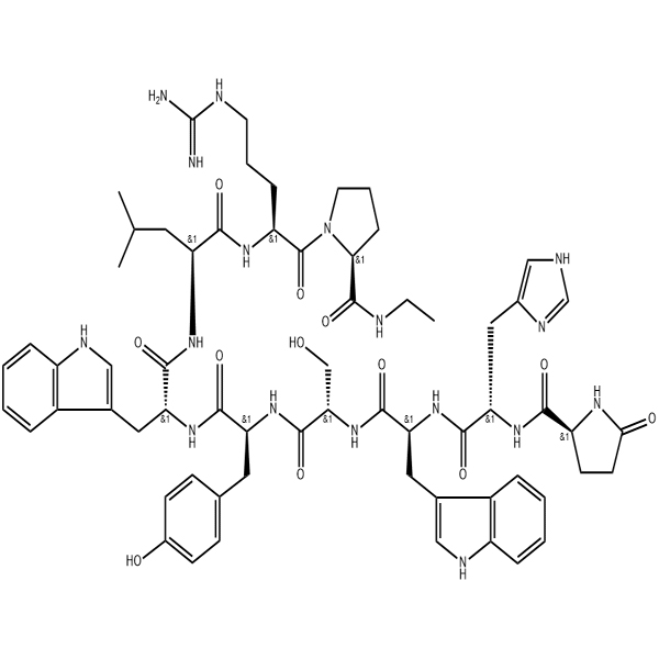 Chemical formula for DeslorelinAcetate
