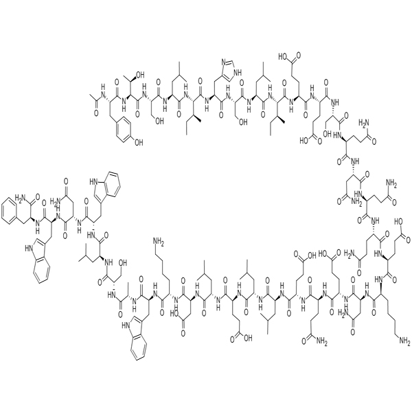 Chemical formula for EnfuvirtideAcetate(T-20)