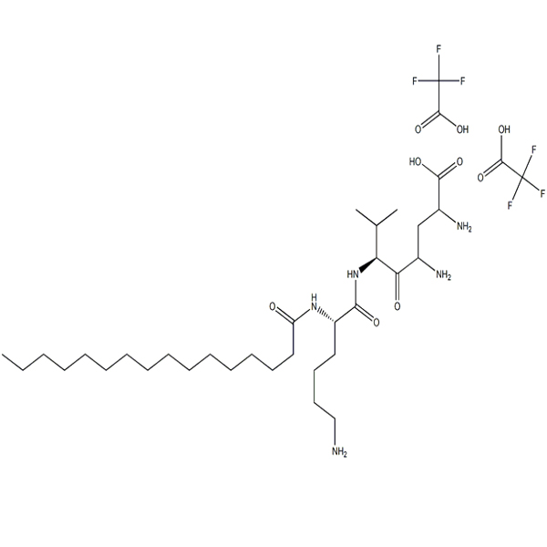 Chemical formula of palmitoyl dipeptide-5