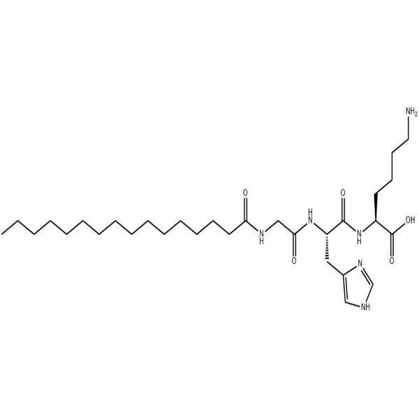 Chemical formula of Palmitoyl Tripeptide-1