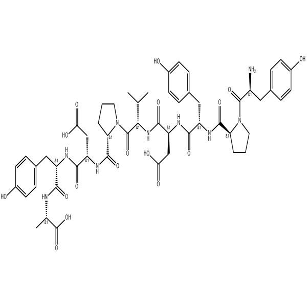 Chemical structural formula of HA Peptide