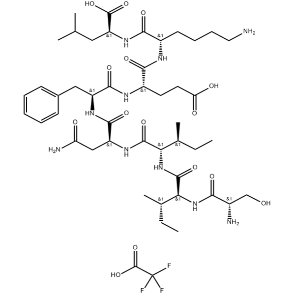 Chemical structure of OVA Peptide (257-264) TFA