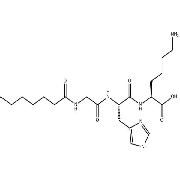 Chemical formula of myristyl tripeptide-1