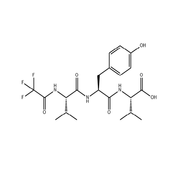 Chemical formula of trifluoroacetic acid tripeptide-2