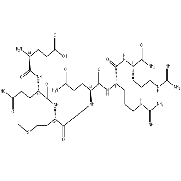Chemical formula of hexapeptide-3
