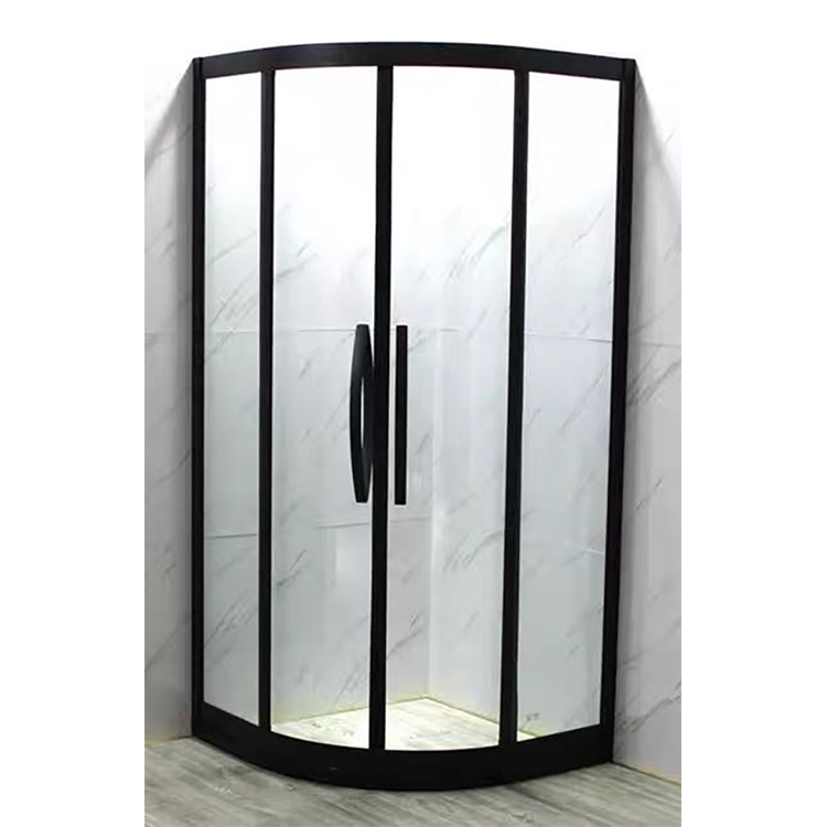 High Quality Door Glass Bathroom - High quality simple diamond shower room screen – Everbright