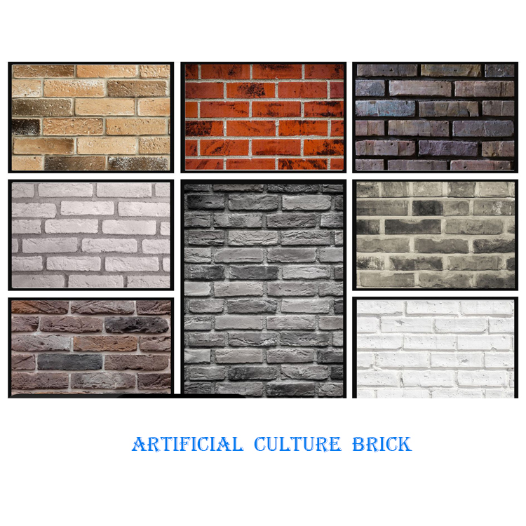 guri i kulturës artificiale pseudo tulla e lashtë çdo ngjyrë guri çimento pllaka guri muri