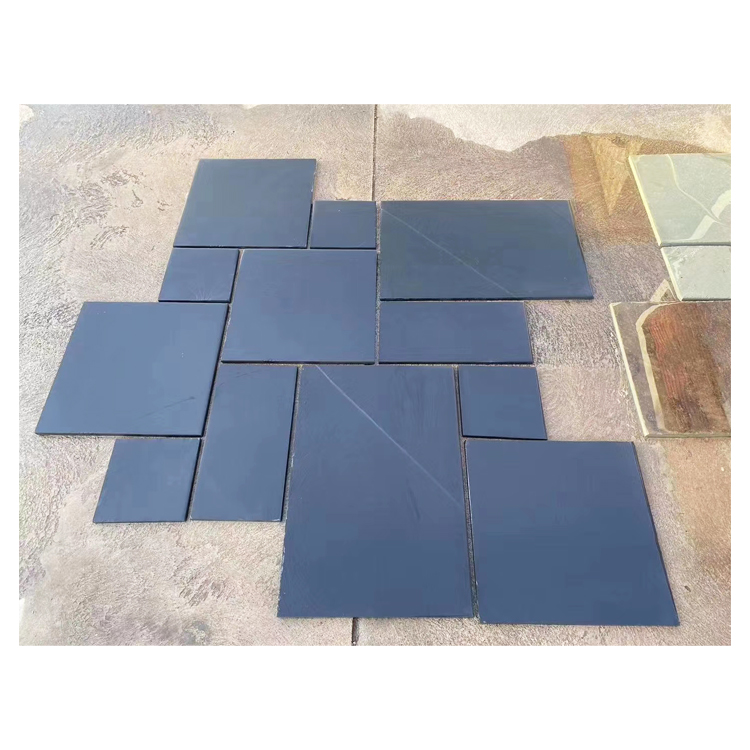 GS-SL06 black agba slat stone, nkume paving, nkume okporo ụzọ