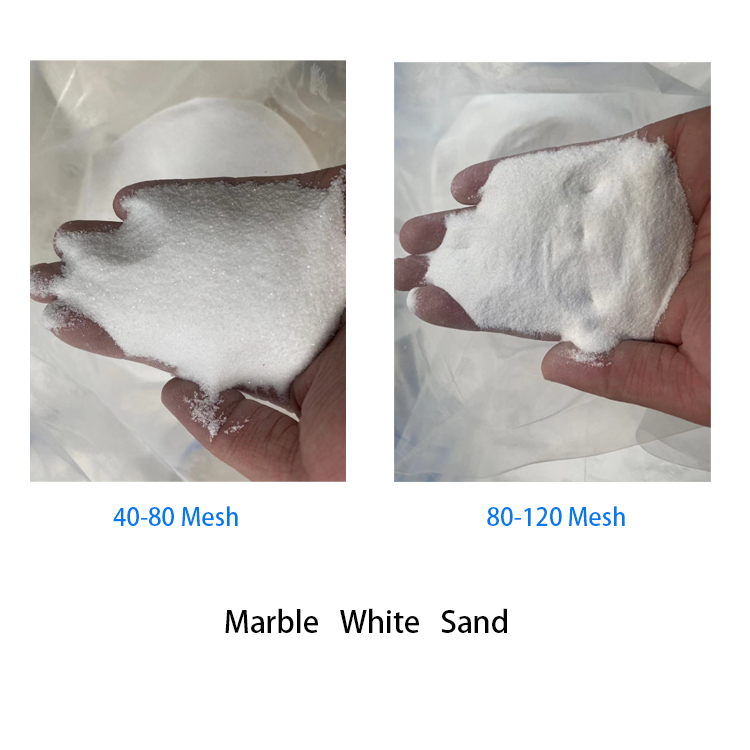 poudre de marbre blanc pour la fabrication de pierre et pour matières premières chimiques ou cosmétiques