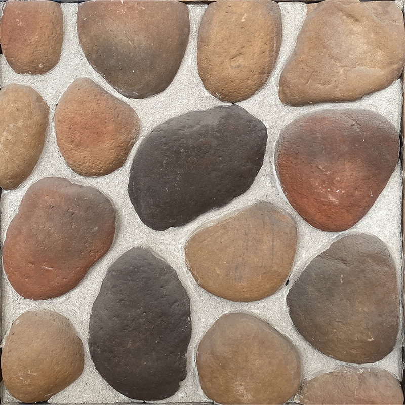 Камен од вештачка култура Камен од камчиња за надворешен ѕид на зграда и вила