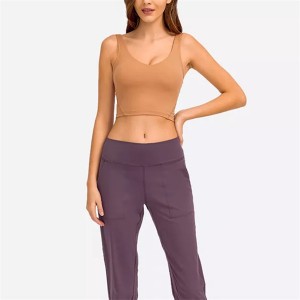 Good quality Hot Yoga Shorts Women\’s - women Seamless yoga gym wear Sexy Push Up sports bra crop top  – GuangSu