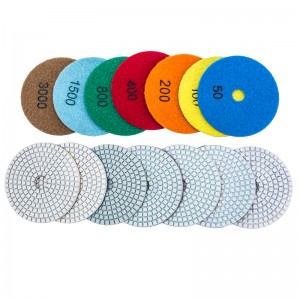 Top Suppliers Hot Sale 100mm Wet and Dry Grinding Abrasive Tools Diamond Polishing Pad