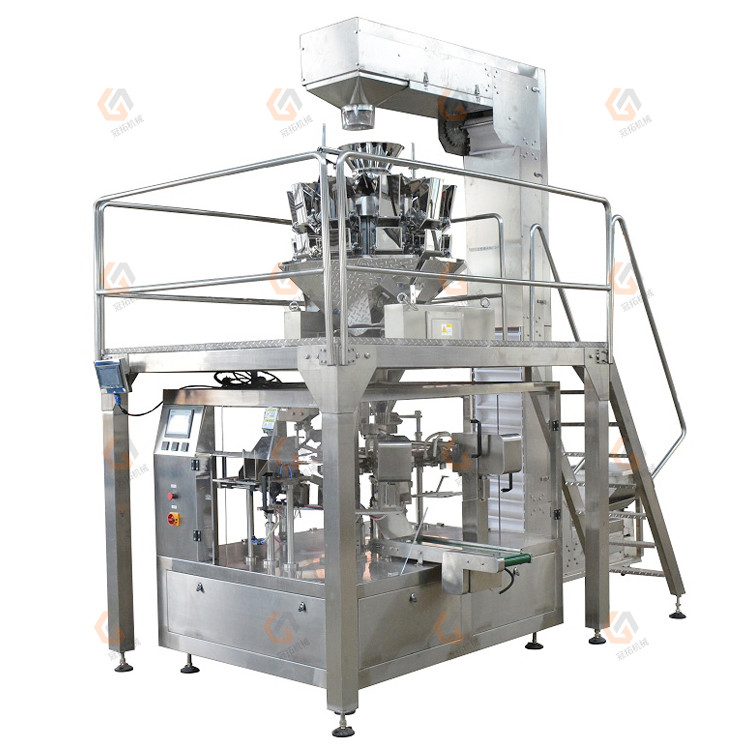 Automatic plantain chips rotary premade pouch packing machine