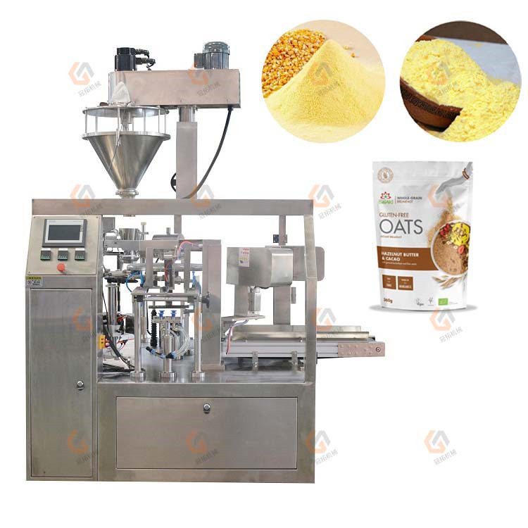 Milk protein powder premade bag filling machine (5)