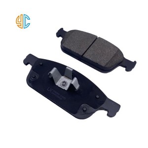 Replacement Auto part semi metallic ceramic break pad car D946 34112157573 34116779652 for BMW X3 brake pads