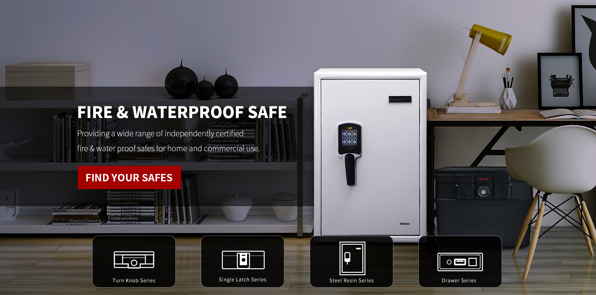 Fire and waterproof safes