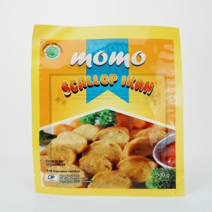 Customized heat seal packaging bag na may malinaw na bintana