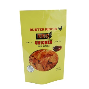 Heat-sealed plastic bags are used for potato chips puffed food packaging