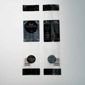 Sacos personalizados com selo central de vários volumes para embalagens de massas