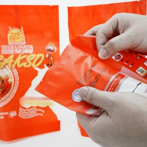 Prilagojene vrečke za zamrznjeno hrano različnih velikosti z logotipom