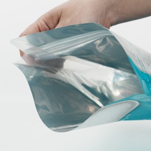 Sac d'emballage personnalisé à fermeture éclair latérale pour sel de bain résistant à l'humidité