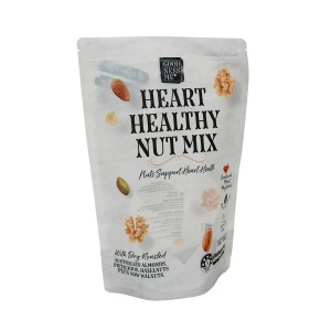 Mga Naka-sealed na Plastic Stand-Up Bag ng Nuts at Dried Fruits