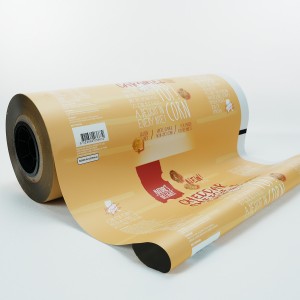 Rotlle de film d'envasat automàtic personalitzat de fàbrica per a crispetes de blat de moro