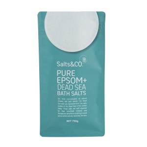 Водонепроницаемая восьмисторонняя герметичная сумка на боковой молнии для солей для ванн