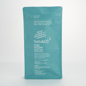 Side Zipper Waterproof Sealed Eight-Side Seal Bag for Bath Salts