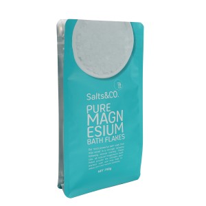 Factory Printed Customized Lightweight Carry Durable Bath Salt Flat Bottom Bag