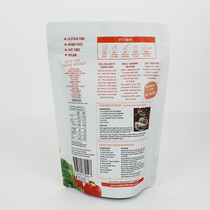 Multifunctional resealable stand-up pouch for food packaging