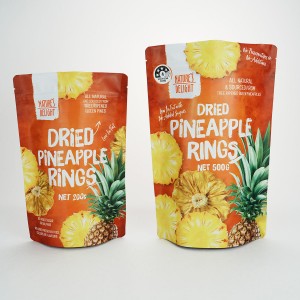 ફ્રીઝ-સૂકા ફળો માટે કસ્ટમ ડિઝાઇન કરેલી સીલબંધ પેકેજિંગ બેગ